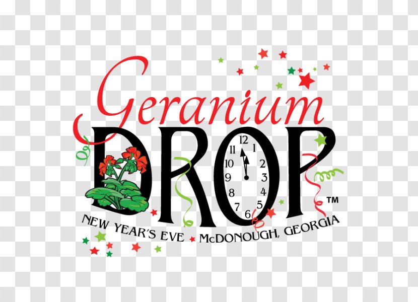 Times Square Ball Drop New Year's Eve Geranium - Area - Logo Transparent PNG