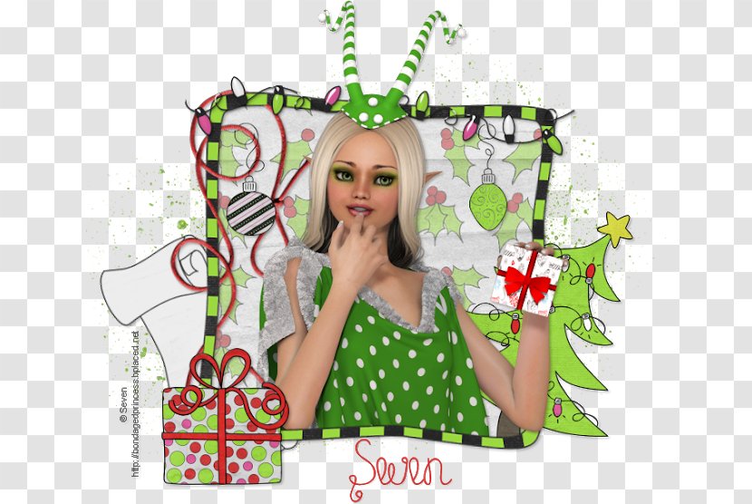 Christmas Ornament Green Character - Elf Transparent PNG