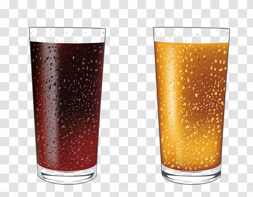 Soft Drink Orange Juice Tea Cocktail - Pint Glass - Coke Sprite Transparent PNG