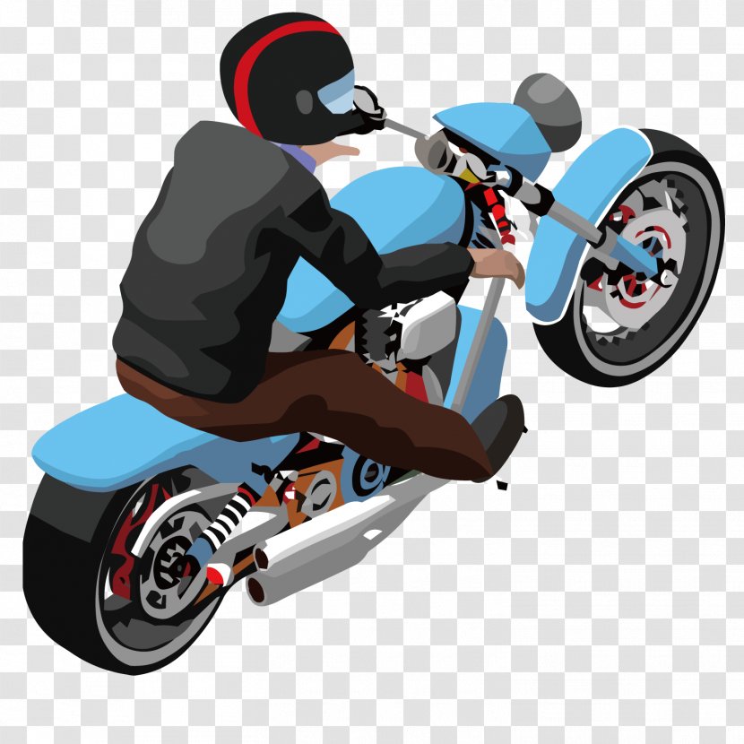 Car Wheel Motorcycle Accessories Electric Vehicle - A Man Riding Transparent PNG