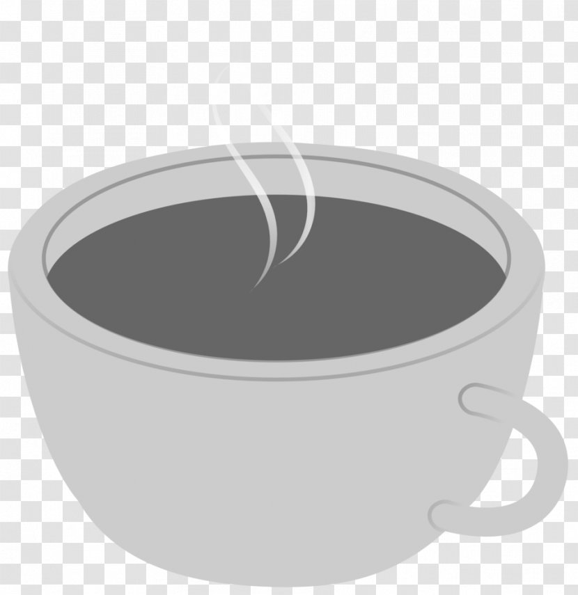 Grayscale Clip Art - Coffee Cup Transparent PNG