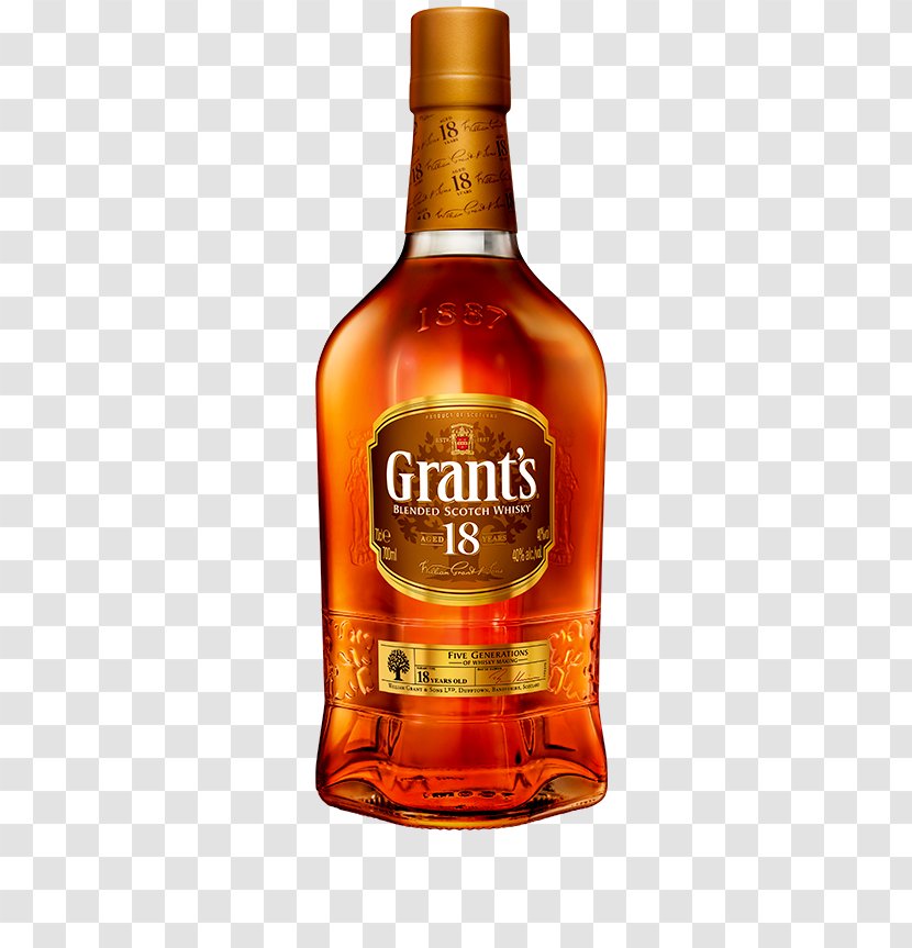 Scotch Whisky Blended Whiskey Grant's Glen Grant Distillery - Drink Transparent PNG