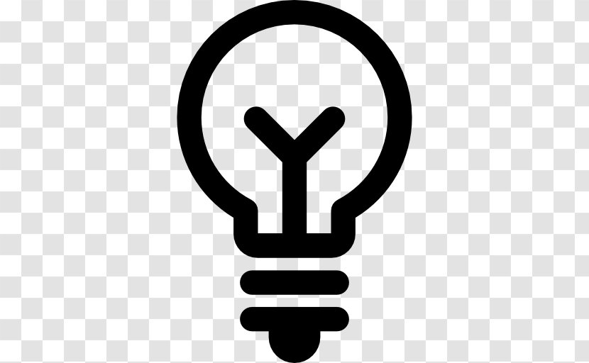 Incandescent Light Bulb Symbol Transparent PNG