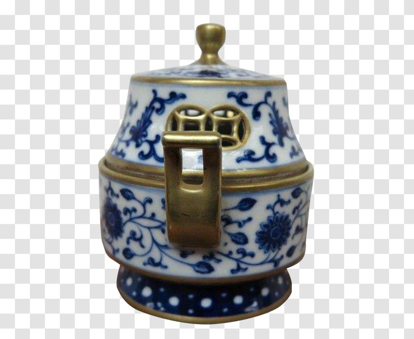 Blue And White Pottery Ceramic Porcelain - Symbol - The Lotus Fragrance Tank Transparent PNG