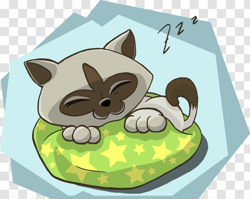 Kitten Cat Cuteness Illustration - Carnivoran - Sleeping Transparent PNG