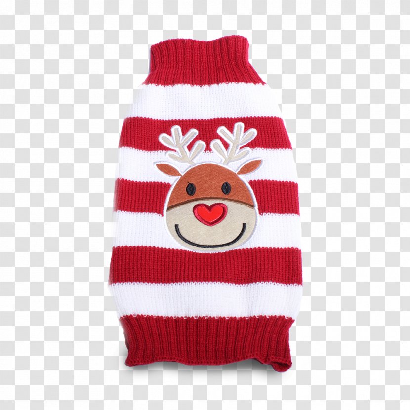 Santa Claus Christmas Ornament Sleeve Sweater - White Transparent PNG