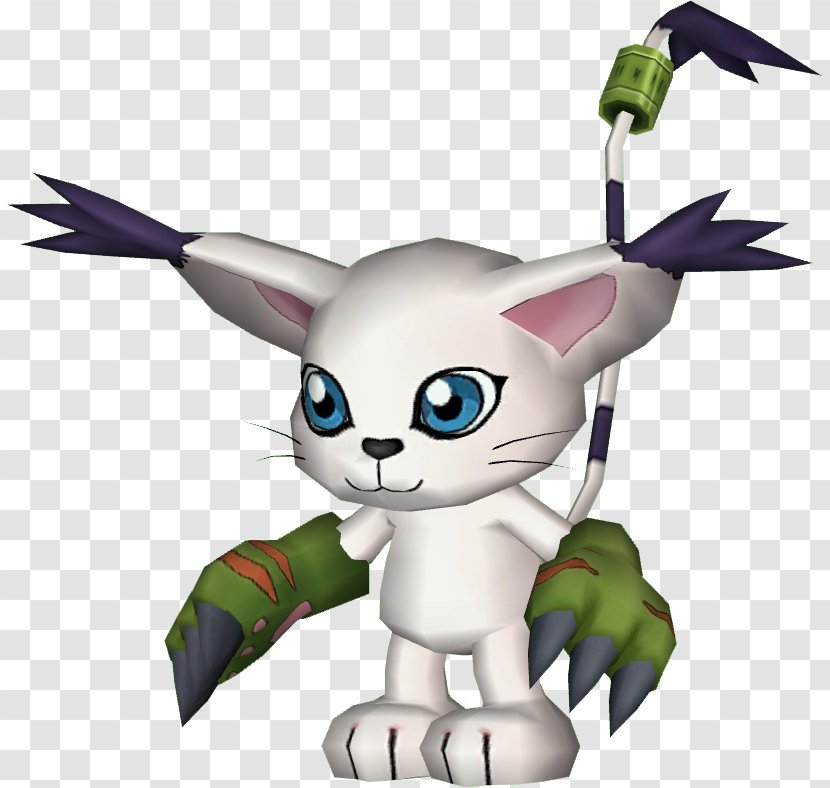 Gatomon Digimon Masters Rumble Arena World - Tail Transparent PNG