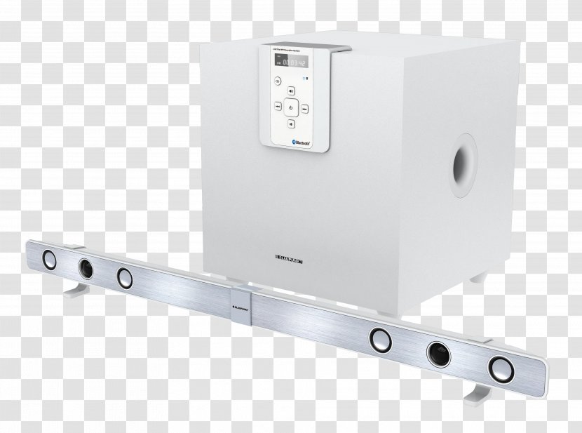 Soundbar Loudspeaker Subwoofer Blaupunkt Sound Reinforcement System - Surround - Horizontal Bar Transparent PNG
