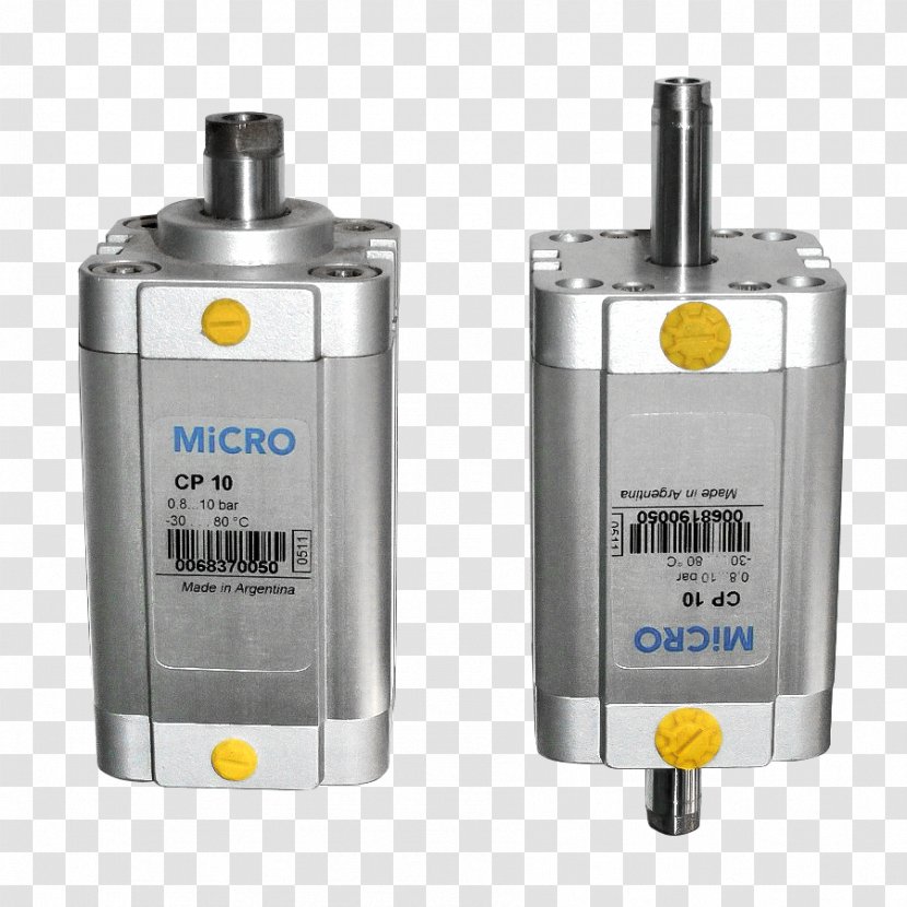 Micro Pneumatics Hydraulic Cylinder Actuator - Sensor Transparent PNG