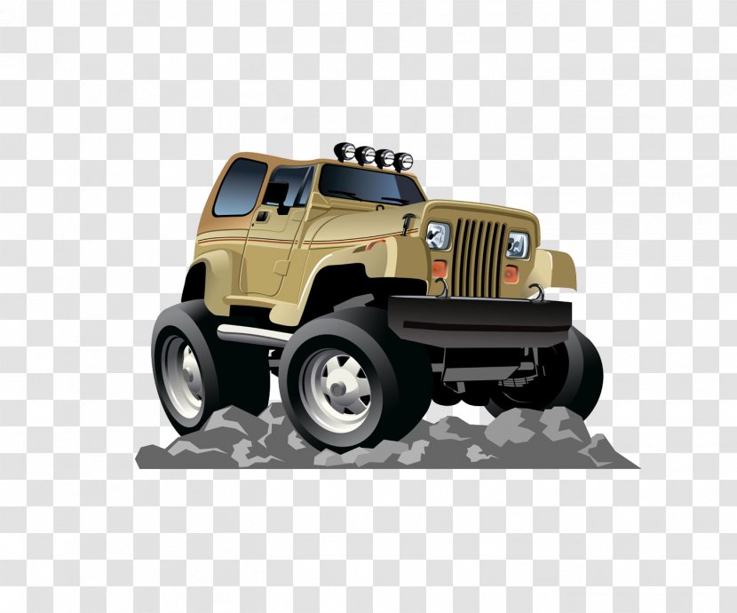 Jeep Cartoon Stock Photography - Military Vehicle Transparent PNG