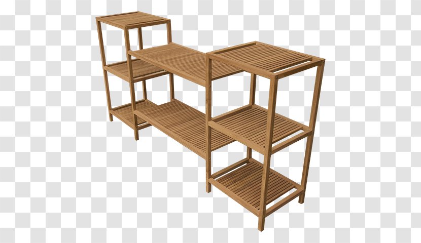Table Shelf Garden Furniture Teak - Bar Transparent PNG