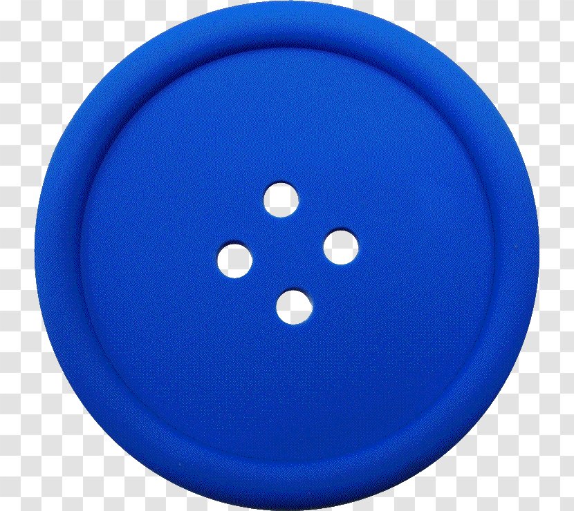 Blue Circle Design Product - Material - Clothes Button Transparent PNG