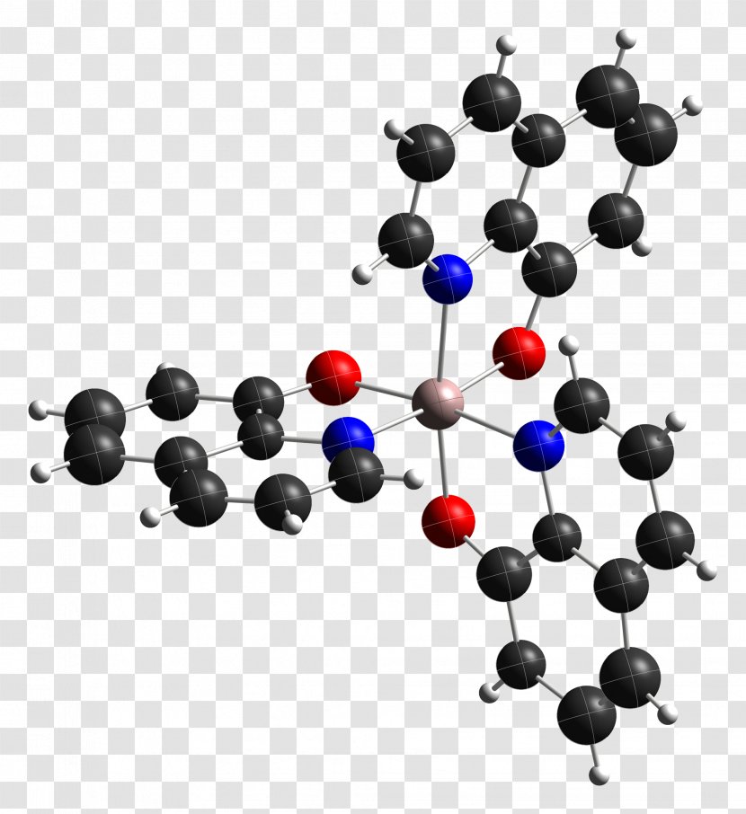 Tris(8-hydroxyquinolinato)aluminium 8-Hydroxyquinoline Coordination Complex Molecule - Flower - Aluminium30 Transparent PNG