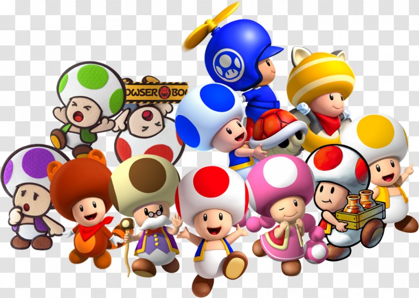 Mario Kart: Double Dash Toad Super All-Stars Bros. Transparent PNG