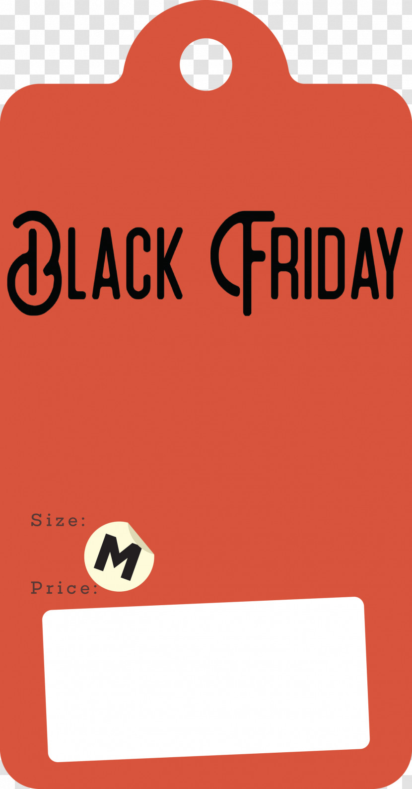 Black Friday Price Tag Transparent PNG