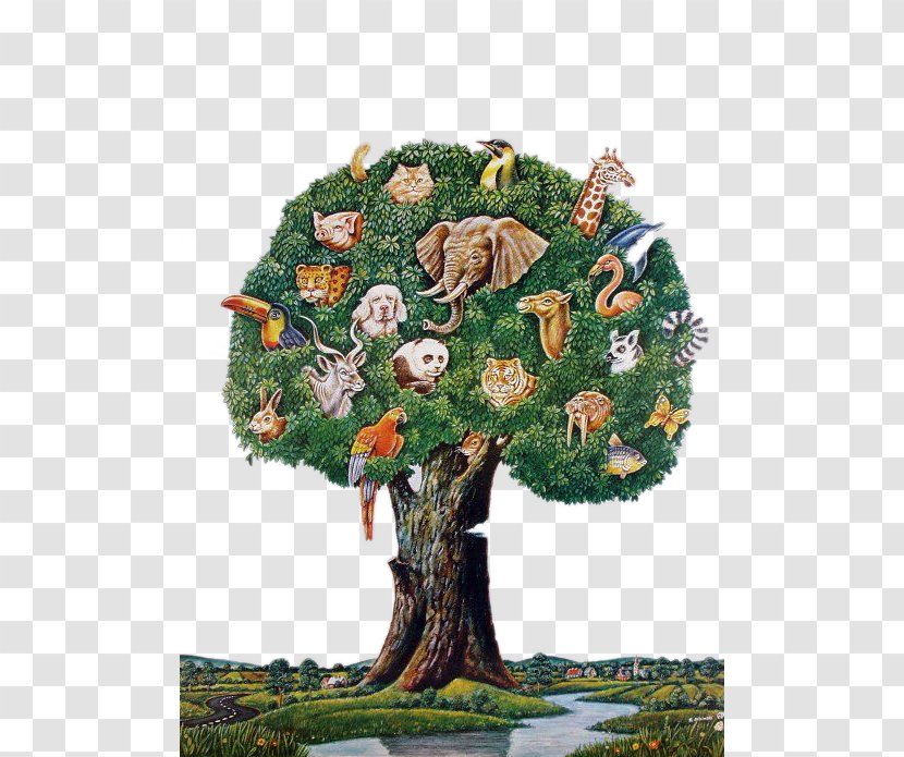 Polish School Of Posters Art Surrealism Cyrk - Poster Artist - Animal Family Tree Transparent PNG