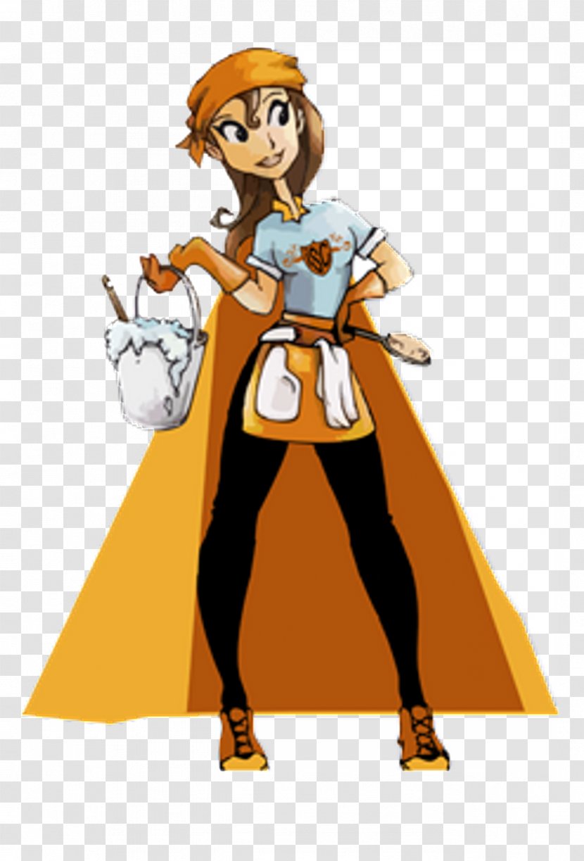 Maid Service Cleaner Cleaning Housekeeping Janitor - Watercolor Transparent PNG