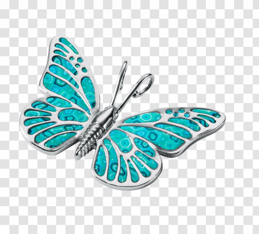 Monarch Butterfly Turquoise Jewellery Necklace - Pollinator Transparent PNG