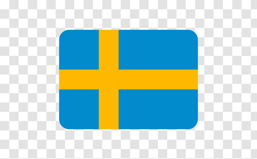 Flag Of Sweden Europe Slovakia - Electric Blue Transparent PNG