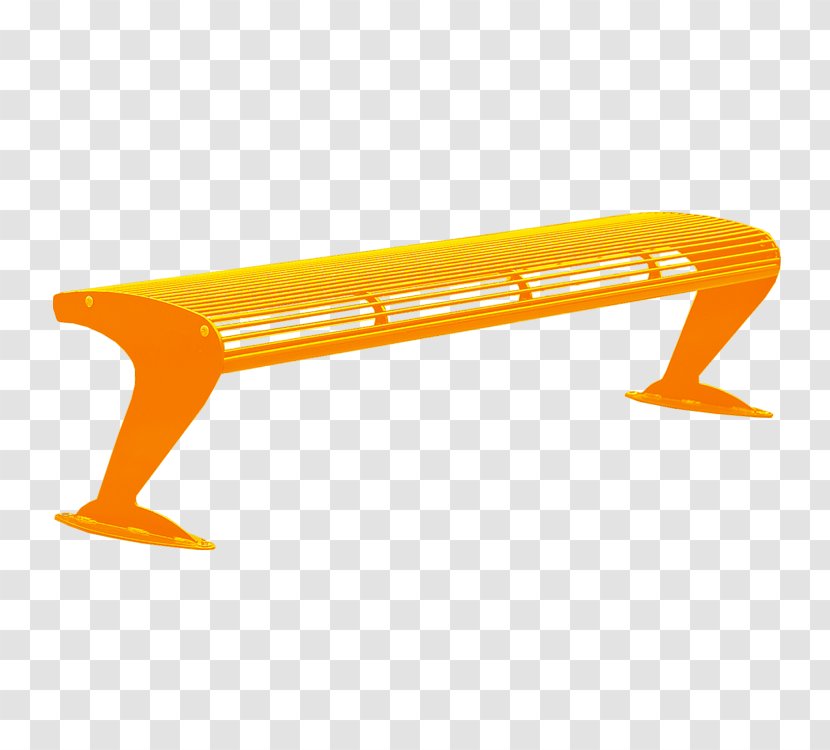 Table Garden Furniture Bench - Orange - Albatross Transparent PNG