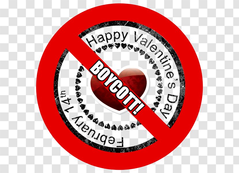 Valentine's Day Boycott 14 February Love Romance Transparent PNG