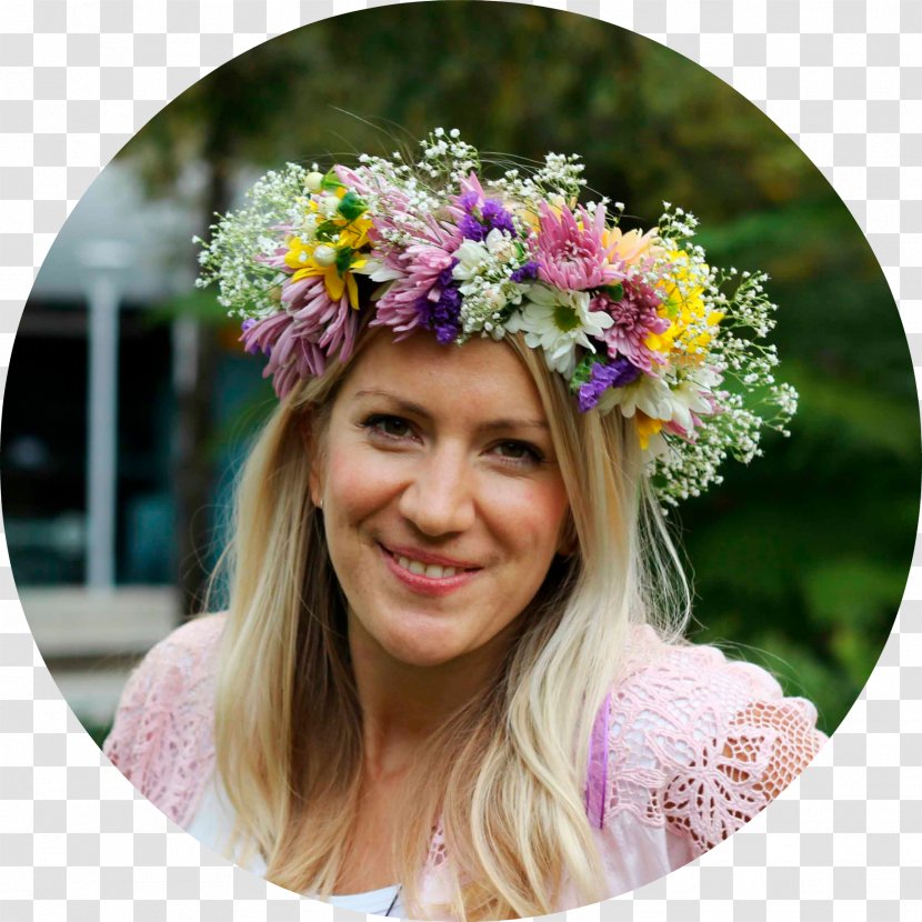Claire Baker Female Flower Love Floral Design - Purple - Crown Transparent PNG