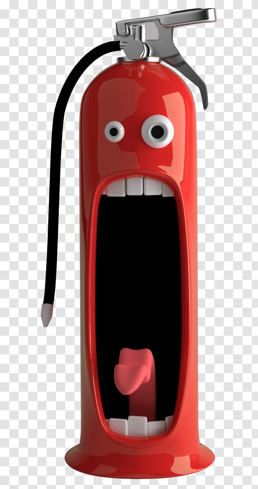 Terrified Expression Extinguisher - Product - Fire Alarm System Transparent PNG