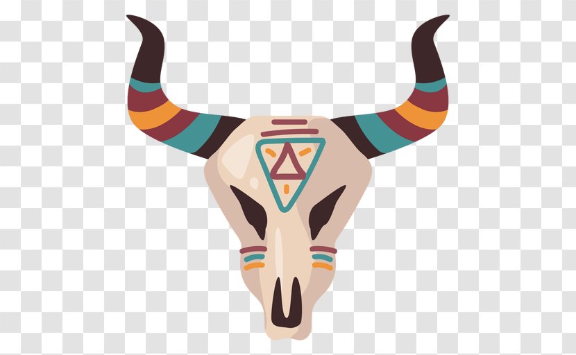 Vector Graphics Illustration Image Buffalo - Indigenous Peoples Of The Americas - Skull Transparent PNG