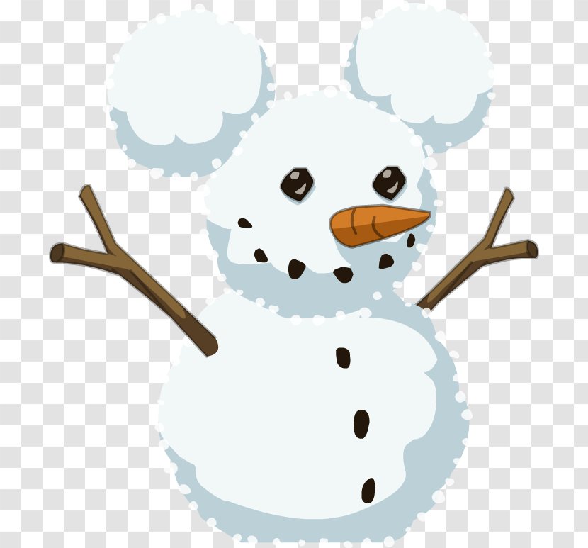 Snowman Food Animal Clip Art Transparent PNG