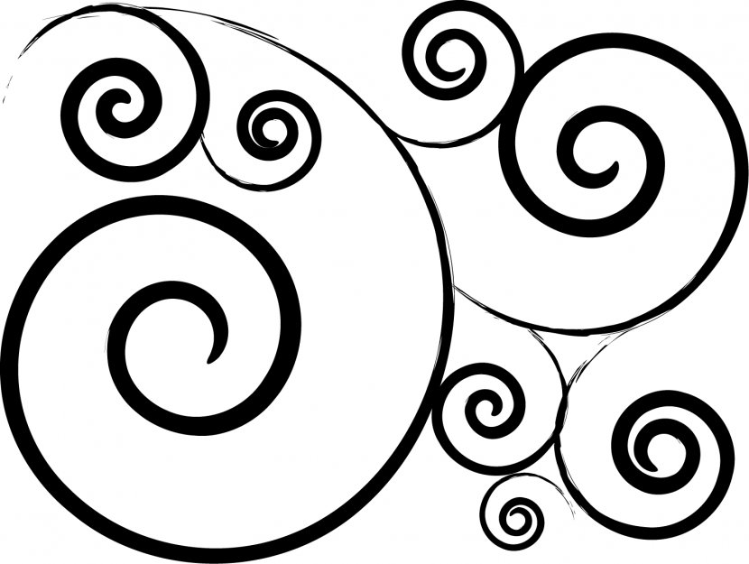 Clip Art - Artwork - Simple Swirl Cliparts Transparent PNG