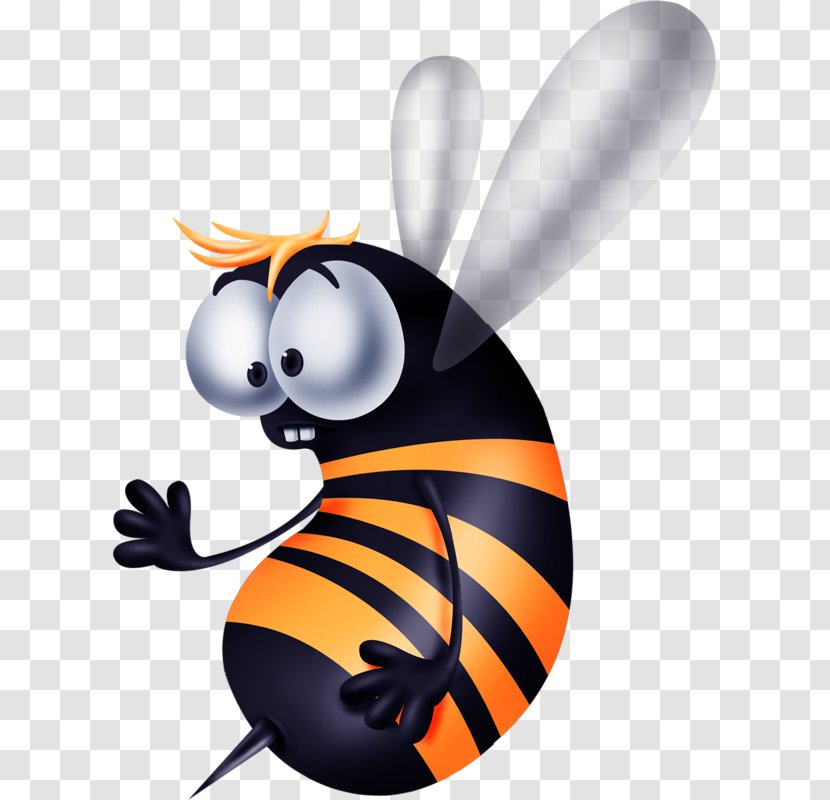 Bee Clip Art Illustration Cartoon Image Transparent PNG