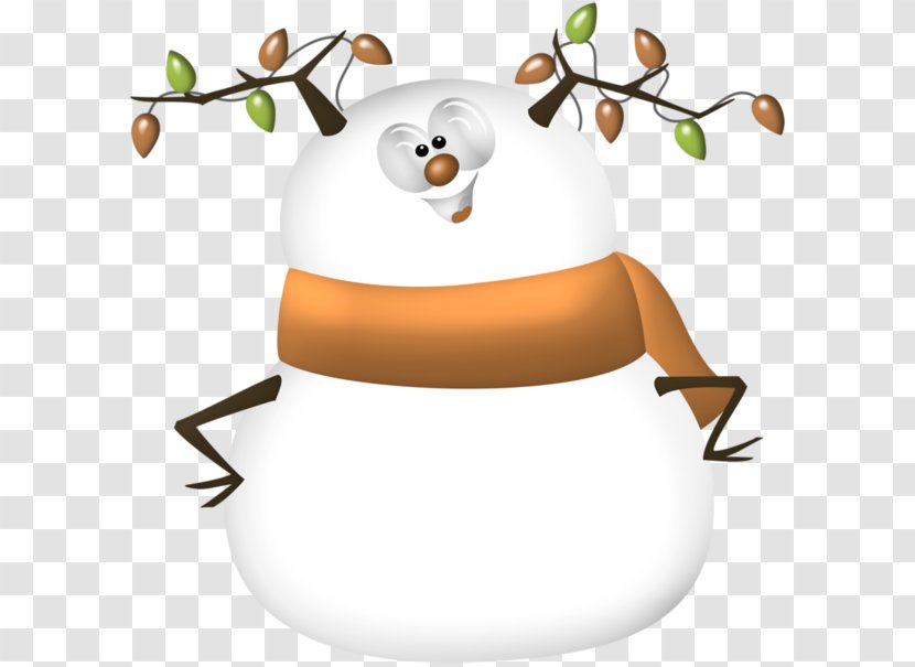 Snowman Cartoon - Drawing Transparent PNG