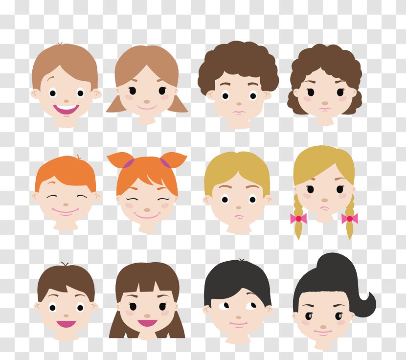 Child Avatar Icon - Lovely Children Vector Material Transparent PNG