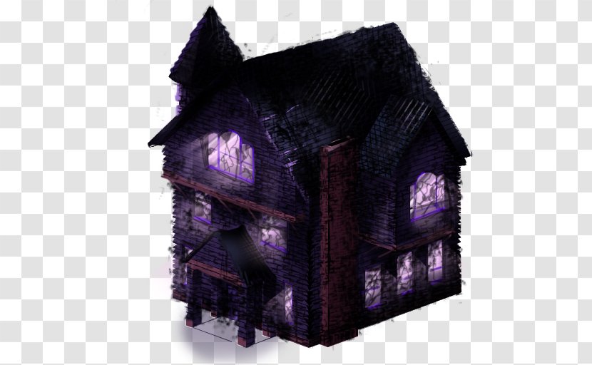 Haunted House - Royaltyfree - Cottage Transparent PNG