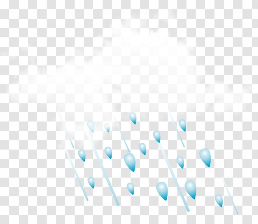 Triangle Point Graphic Design - Blue Rain Raindrop Vector Transparent PNG