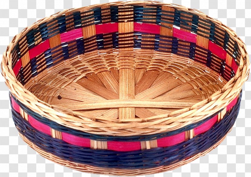 Basket Download Clip Art - Bowl - With Two Bamboo Baskets Transparent PNG
