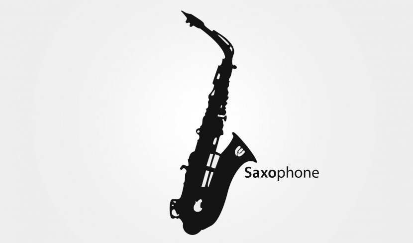 Alto Saxophone Drawing Musical Instruments Silhouette - Flower Transparent PNG