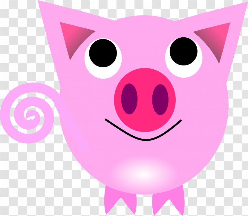Domestic Pig Chinese Zodiac New Year Clip Art - Mammal Transparent PNG
