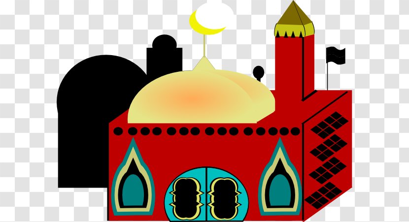 Hassan II Mosque Al-Masjid An-Nabawi Clip Art - Ii - Animasi Masjid Transparent PNG