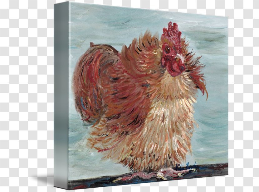 Rooster Chicken Painting Expressionism Animal - Galliformes Transparent PNG