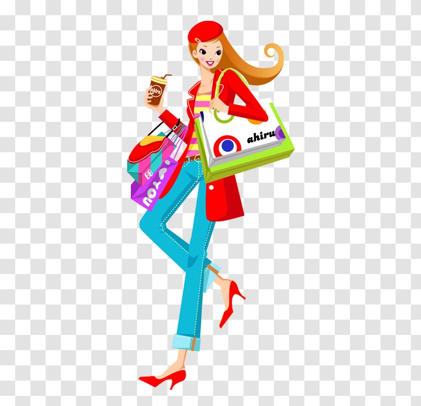 Shopping Designer - Watercolor - High Heels Beauty Transparent PNG