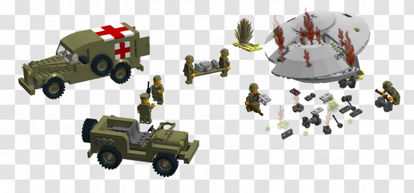 Lego Ideas Roswell UFO Incident Unidentified Flying Object - Ufo - Army Soldiers Transparent PNG