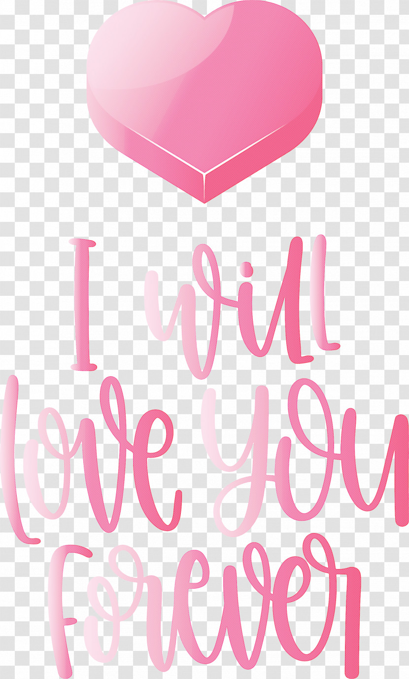 Love You Forever Valentines Day Valentines Day Quote Transparent PNG