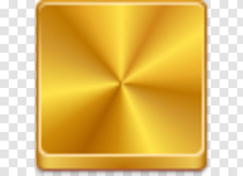Gold Clip Art - Apple Icon Image Format - Button Empty Transparent PNG