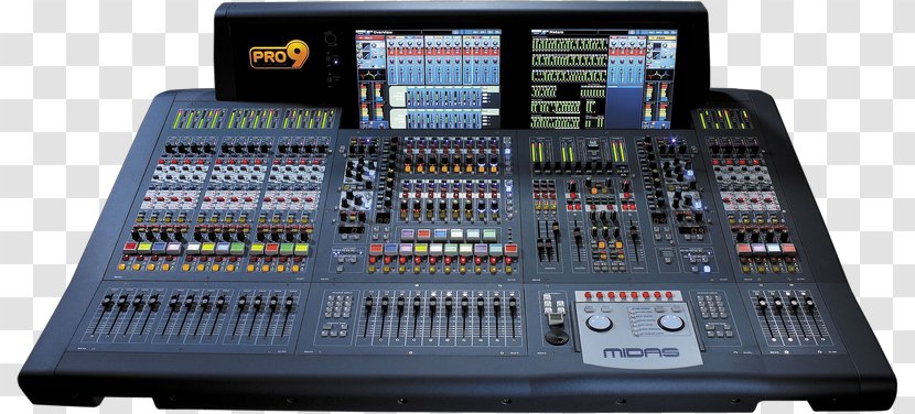 Microphone Digital Audio Mixers Midas Consoles Mixing Console - Equipment Transparent PNG