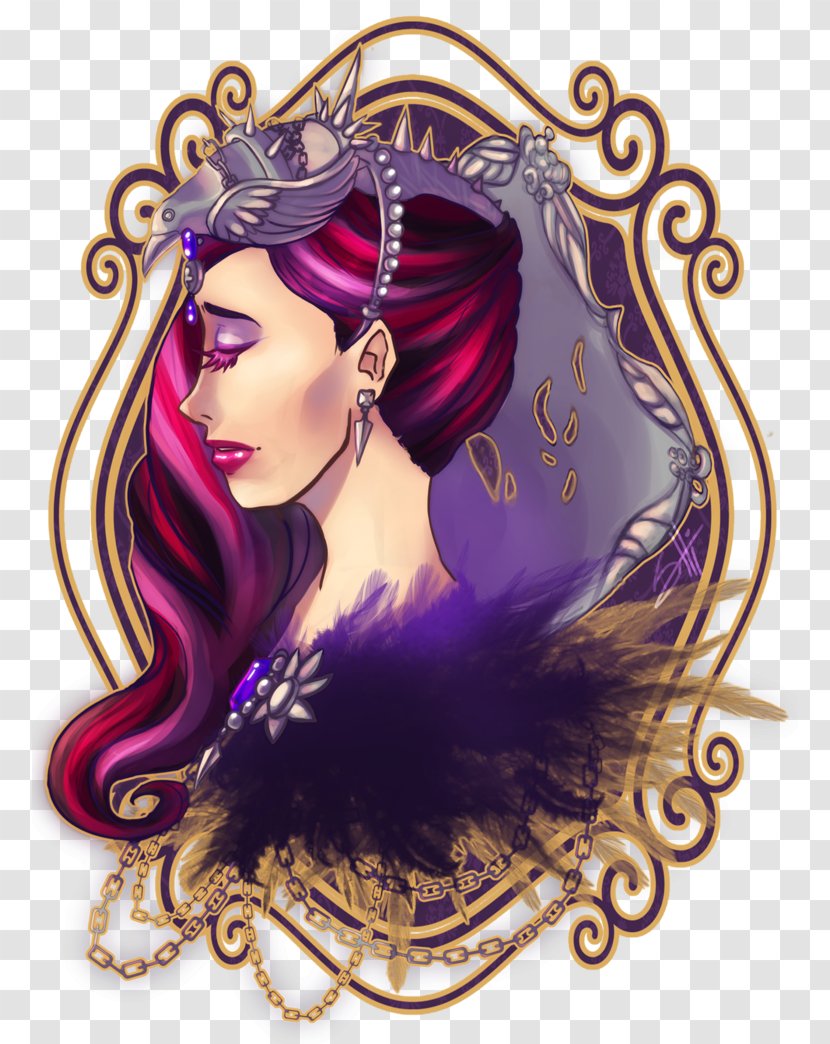 Fan Art Queen Ever After High Drawing - Watercolor - Raven Transparent PNG