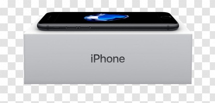 Smartphone Apple Black Unlocked SIM Lock - Gigabyte - 7 Phone Box Transparent PNG