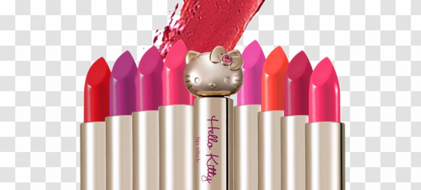Hello Kitty Lipstick Cat Lip Gloss - Tree - Shell Series Gold Transparent PNG