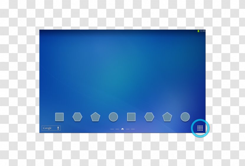 Display Device Laptop Rectangle Multimedia Computer Monitors - Blue - X Mas Transparent PNG