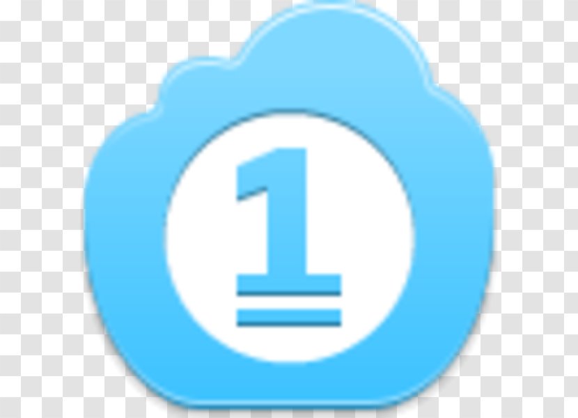 Button - Trademark - Blue Cloud Transparent PNG
